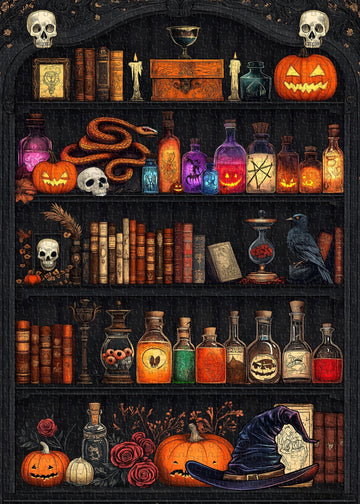 Witch's Cabinet Jigsaw Puzzle 1000 Pieces